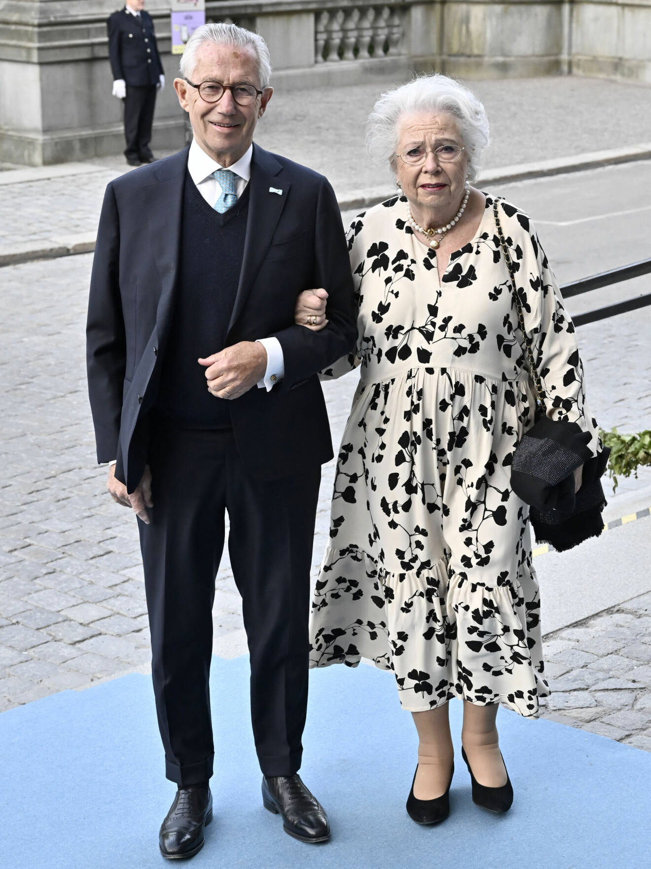 Prinsessan Christina och Tord Magnuson vid nationaldagsfirandet på Skansen 2023