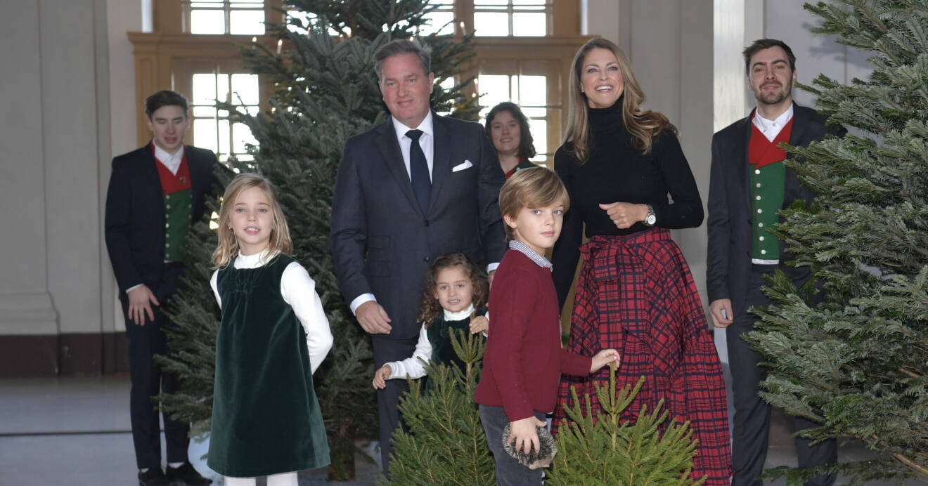 Chris O'Neill, prinsessan Adrienne, prinsessan Leonore, prins Nicolas och prinsessan Madeleine