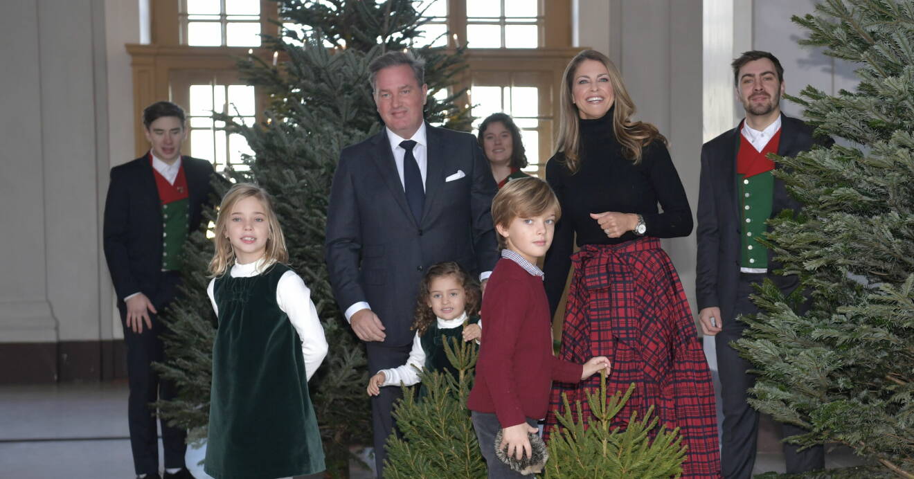 Prinsessan Madeleine, Chris O'Neill, prinsessan Leonore, prinsessan Adrienne och prins Nicolas