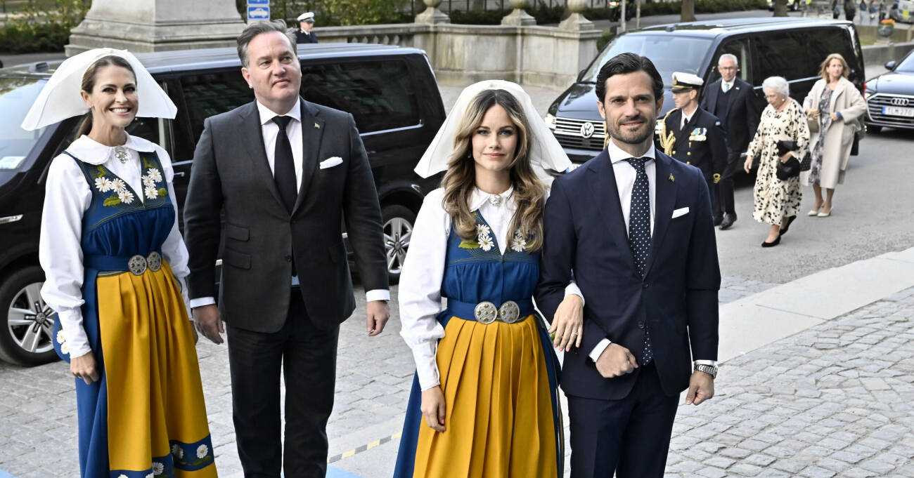 Prinsessan Madeleine, Chris O'Neill, prinsessan Sofia och prins Carl Philip