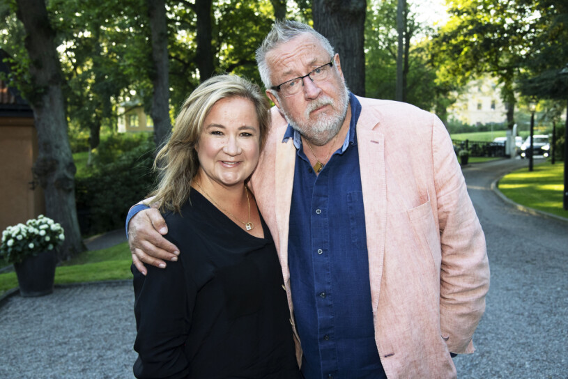Leif GW Persson och dottern Malin Persson Giolito. Leif GW Persson och Malin Persson Giolito