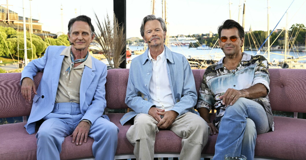 Thomas ”Orup” Eriksson, Anders Glenmark och Niklas Strömstedt. Anders Glenmark, Thomas ”Orup” Eriksson och Niklas Strömstedt