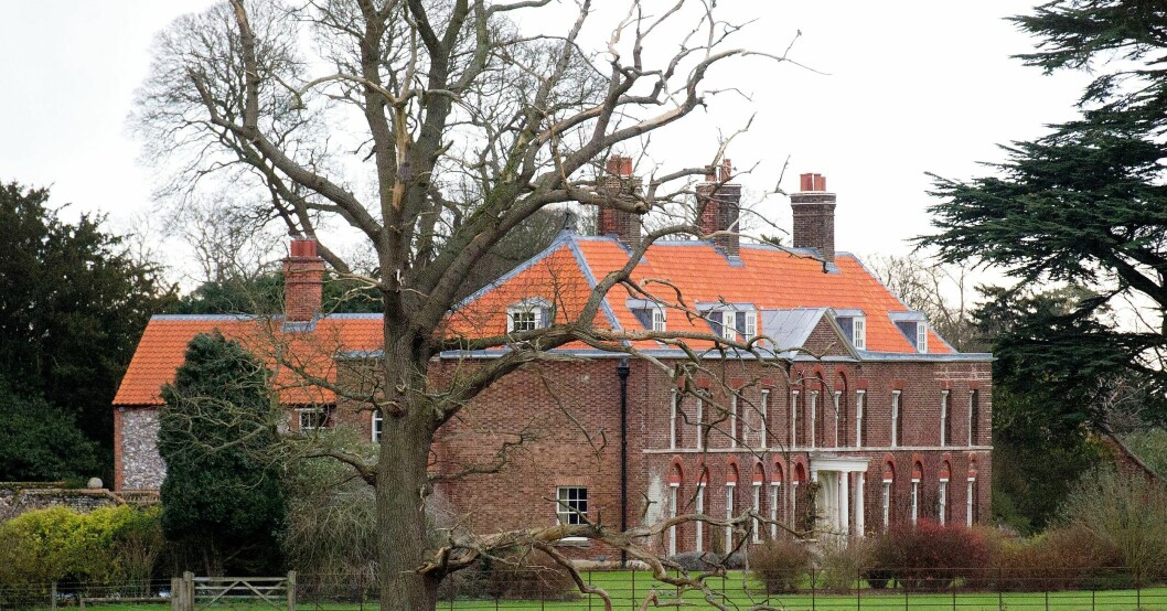 Taket på Anmer Hall renoverades innan William och Kate flyttade in. Anmer Hall