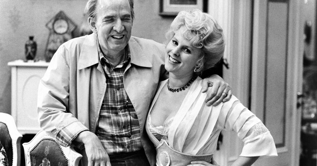 Ingmar Bergman och dottern Anna.