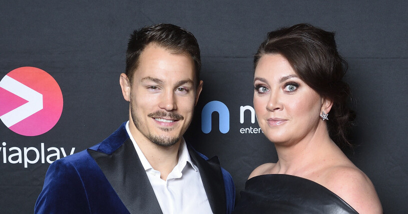 Camilla Läckberg och Simon Sköld.