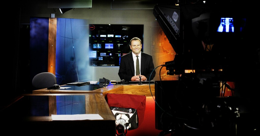 Rikard berättar att han saknar att jobba med tv. Rikard Palm SVT Rapport