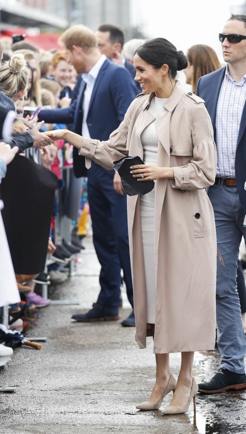 Meghan väljer ofta en hel outfit ton i ton.