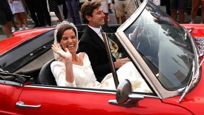 Mot bröllopsfesten. Prinsessan Marie-Astrid Ralph Worthington bröllop