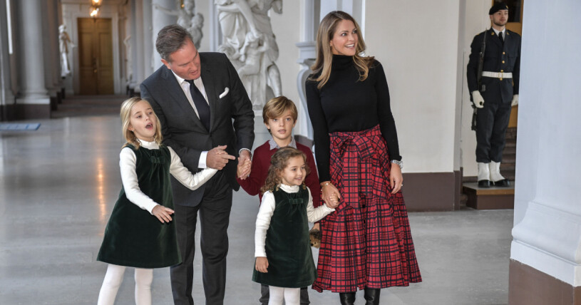 Prinsessan Madeleine, Chris O'Neill, prinsessan Leonore, prins Nicolas och prinsessan Adrienne