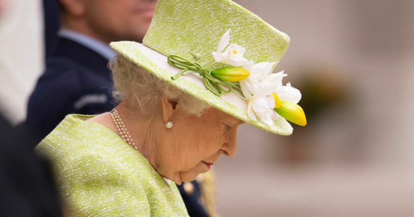 Drottning Elizabeth på 100-årsdagen för det kungliga australienska flygvapnet, onsdag. Foto: Drottning Elizabeth på 100-årsdagen för det kungliga australienska flygvapnet