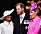 Meghan Markle Prins Harry och Zara Phillips när drottning Elizabeth firade 70 år på tronen