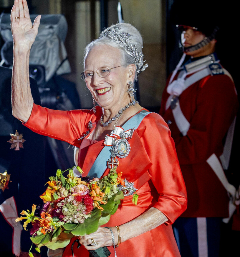 Firandet av Margrethes 50-årsjubileum drog i gång på lördagen.