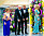Harald och Sonja med Máxima och Willem-Alexander Svarsmiddag Munch-museet