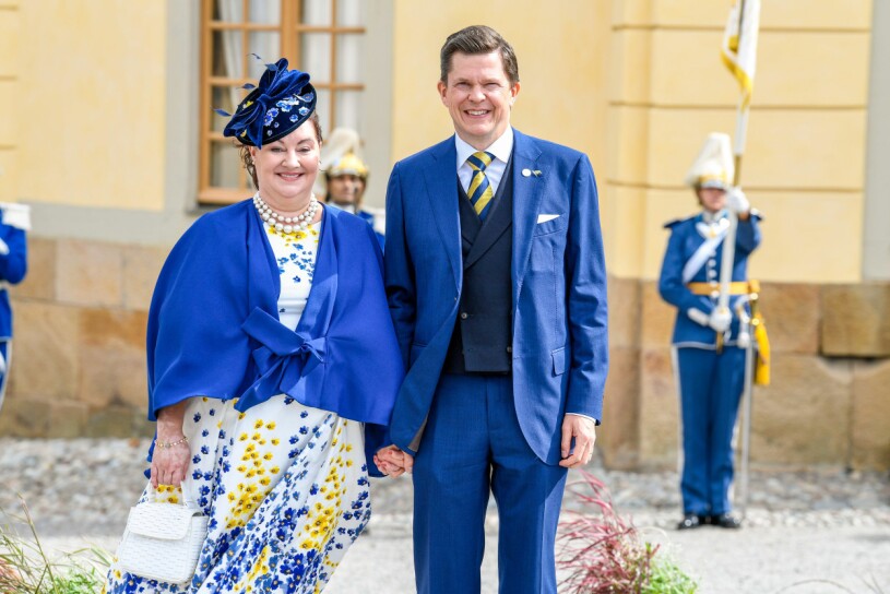 Talmannen Andreas Norlén och hans fru Helena. Talmannen Andreas Norlén Helena Norlén