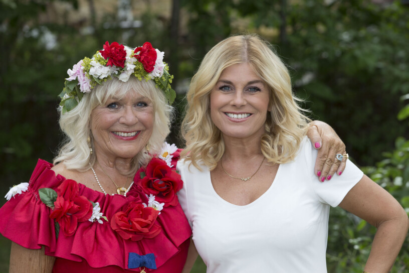 Mamma Christina och dottern Pernilla! Christina Schollin och Pernilla Wahlgren