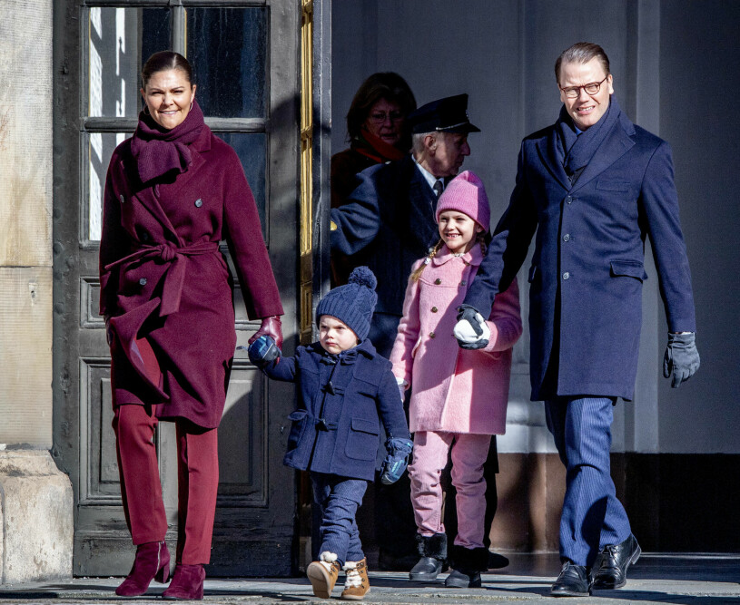 Hela Hagafamiljen. Kronprinsessan Victorias namnsdagsfirande 2019