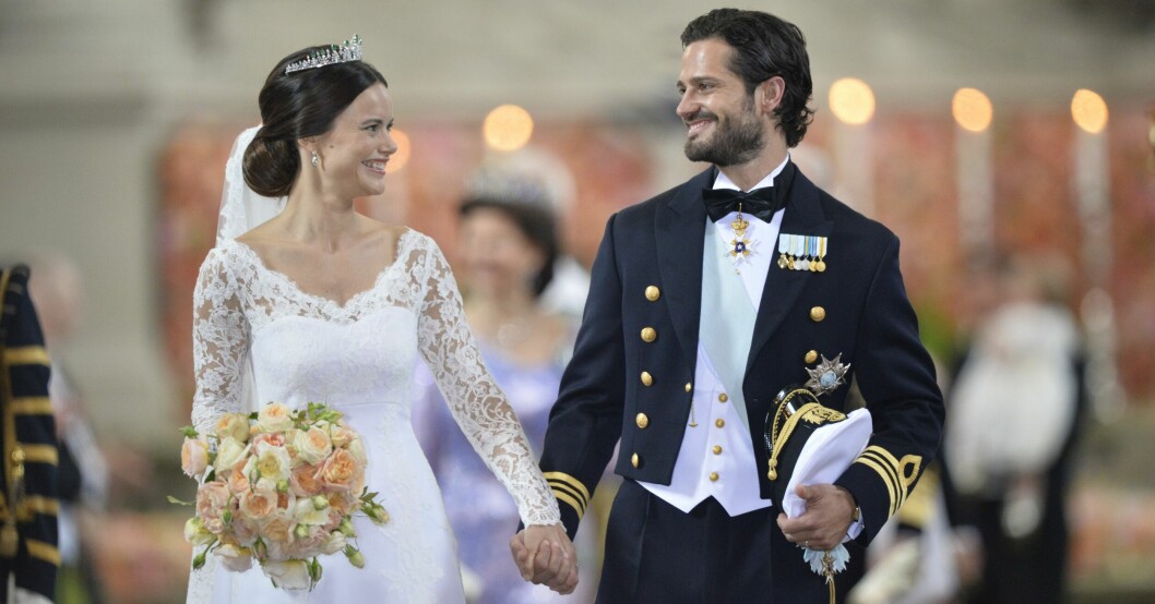 Paret strålade på bröllopet! Prinsessan Sofia och prins Carl Philips bröllop 2015