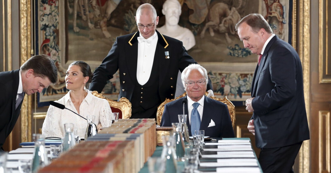 Kronprinsessan Victoria var också på plats! kronprinsessan victoria kungen