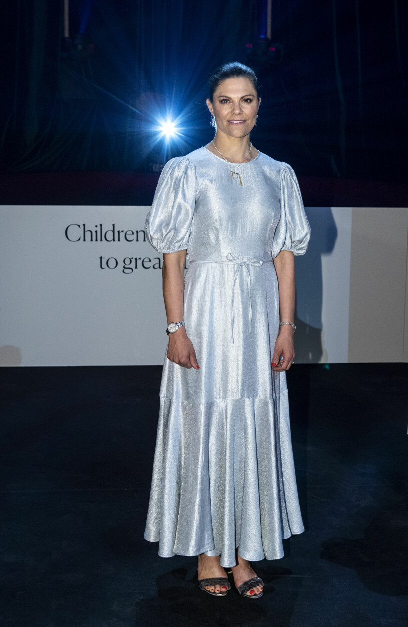 Kronprinsessan Victoria under prisutdelningen för Astrid Lindgren Memorial Award.