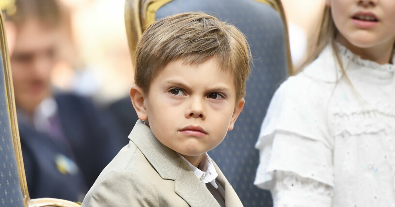 Barnen undrade var prins Oscar befann sig. Prins Oscar