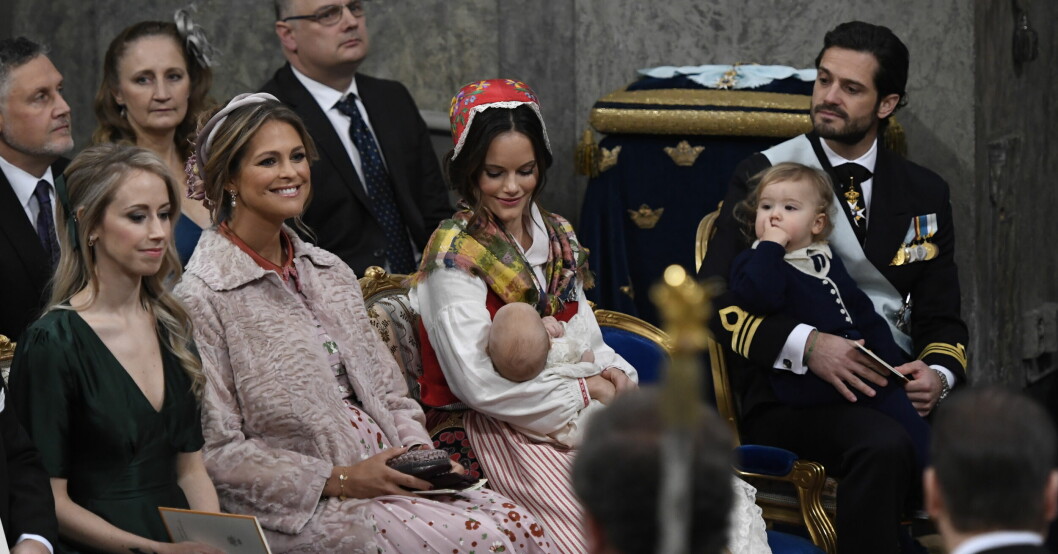 Prinsessan Madeleine i den omtalade outfiten. Prinsessan Madeleine