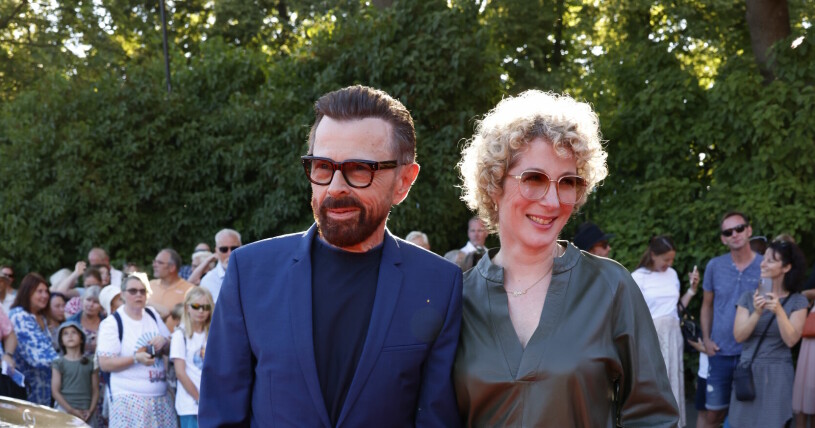 Björn Ulvaeus och Christina Sas på premiären av Pippi på Cirkus. Björn Ulvaeus och Christina Sas på premiären av Pippi på Cirkus
