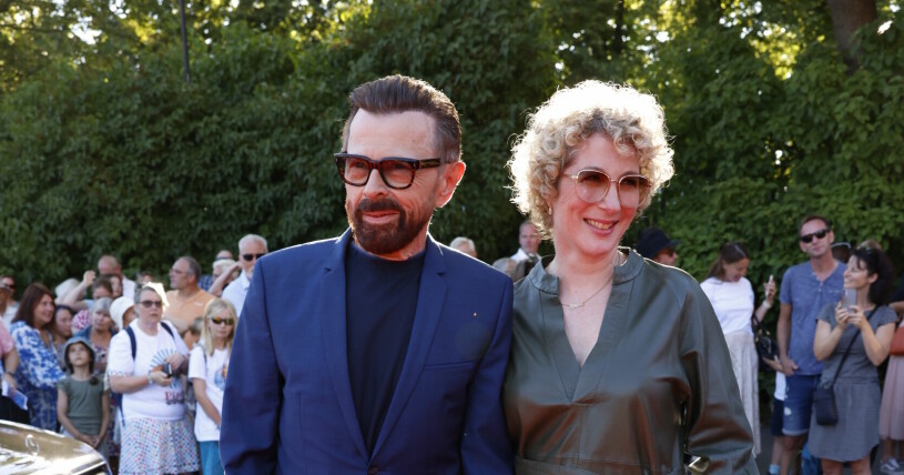 Björn Ulvaeus med nya kärleken Christina Sas. Björn Ulvaeus och Lena Ulvaeus
