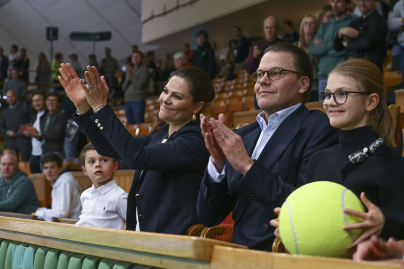 Familjen är även tennisintresserad!