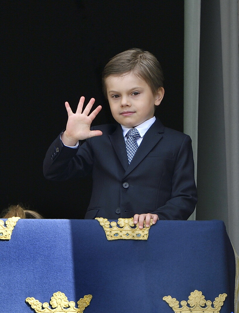 Prins Oscar var på förskolan. Prins Oscar.