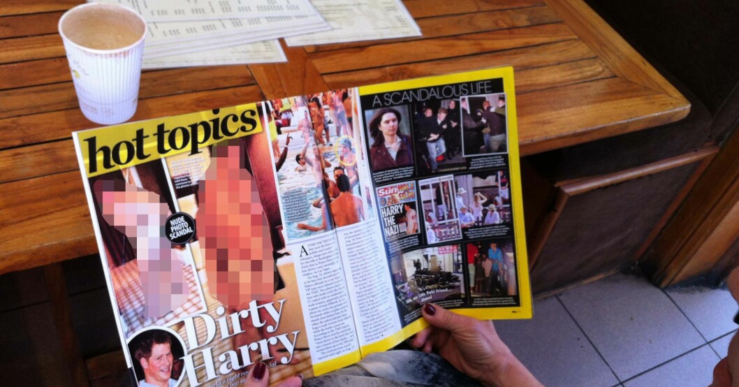 Prins Harrys avklädda festkväll blev omskriven världen över. Prins Harry tidning