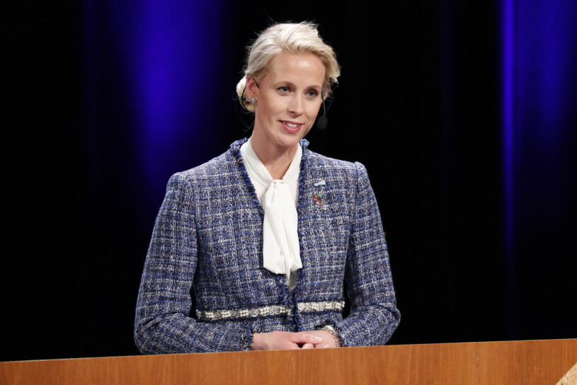 Karolin A. Johansson, från hovmarskalk till moderator. Karolin A. Johansson Nobel Prize Summit 2021