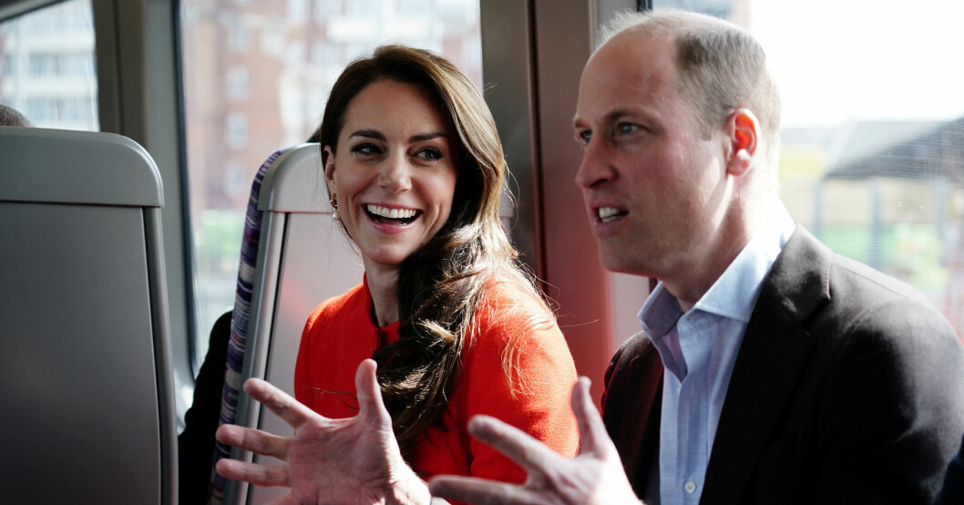Paret valde att ta tunnelbana till puben i SoHo. Kate och William