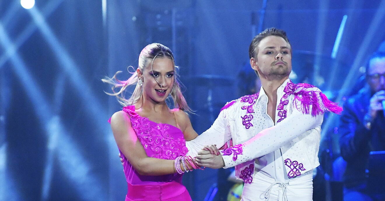 Ines Stefanescu och Hampus Hedström i Let's Dance 2023