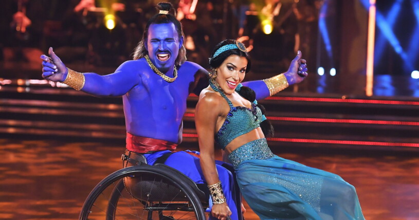 I fjol dansade Jasmine Takács med äventyraren Aron Anderson i Let's Dance. Aron Anderson och Jasmine Takacs dansar i Let's Dance