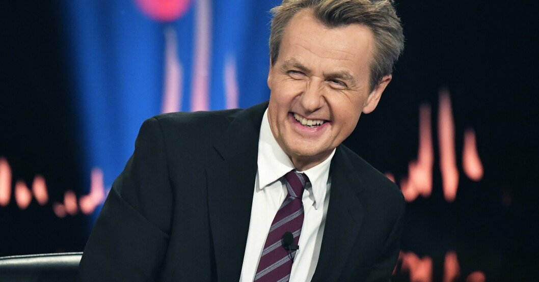 Fredrik Skavlan under inspelningarna av den sista säsongen av den framgångsrika pratshowen.