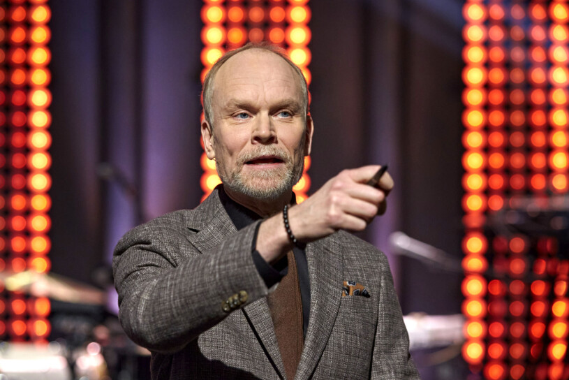 Ledtråden stämde inte riktigt... Programledare Kristian Luuk.