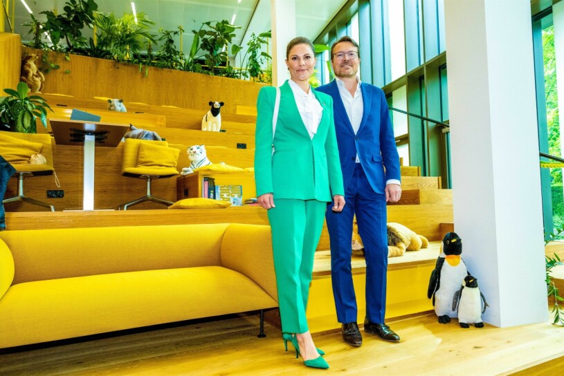 Dagens kungliga powerduo: Kronprinsessan Victoria och prins Constantijn. Kronprinsessan Victoria med prins Constantijn i Amsterdam