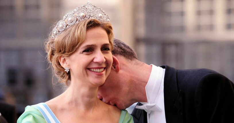 Prinsessan Cristina och Inaki Urdangarin på kronprinsessan Victorias bröllop, 2010. Prinsessan Cristina och Inaki Urdangarin på kronprinsessan Victorias bröllop
