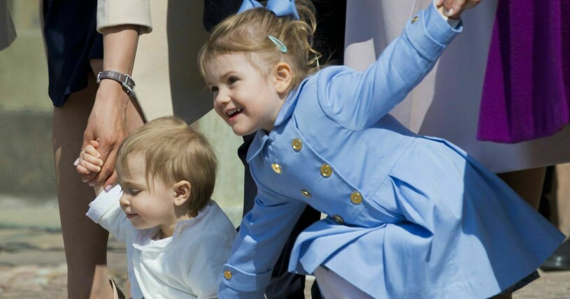 Prinsessorna är bästisar! Prinsessan Leonore och prinsessan Estelle