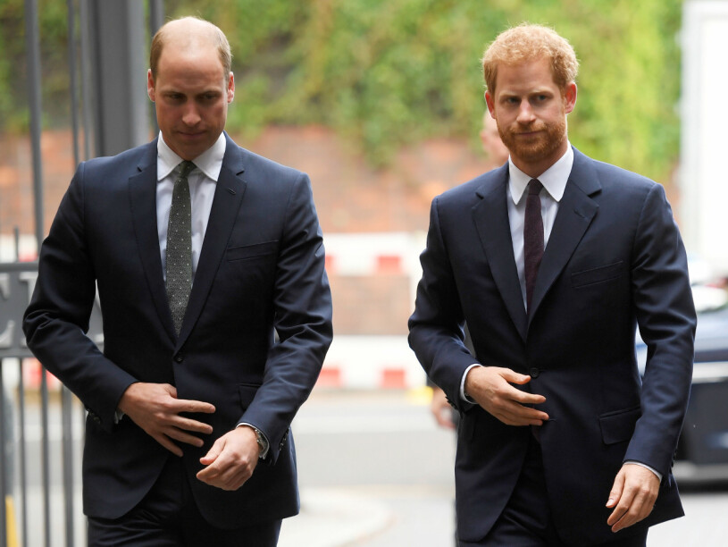 Stämningen mellan prinsarna har varit kylig. Prins William och prins Harry