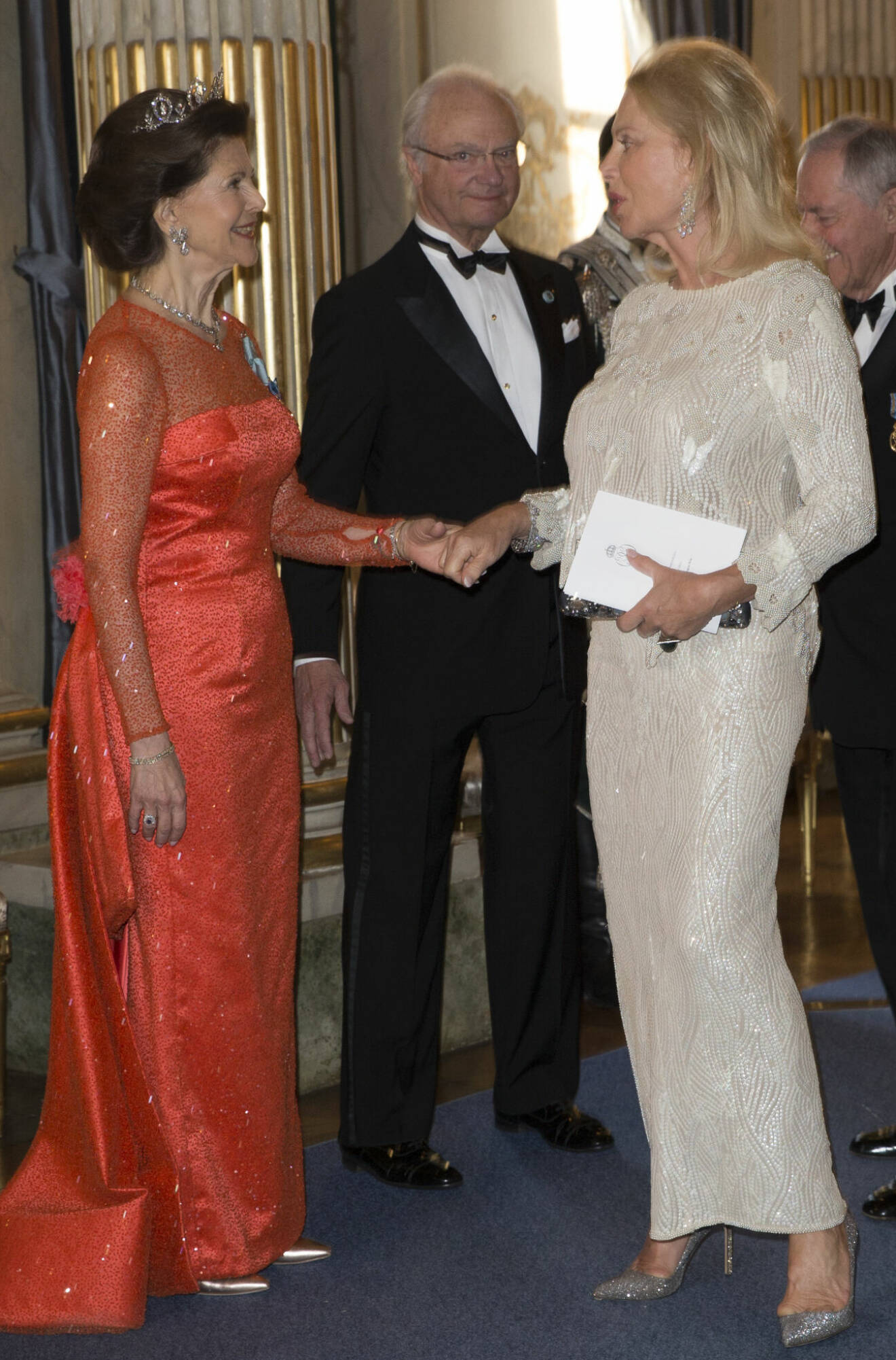 Chris O’Neills mamma Eva O’Neill med drottning Silvia