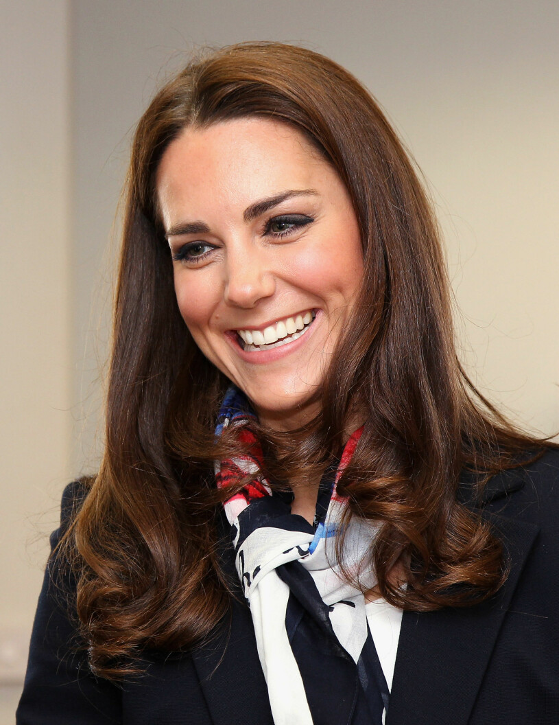 Kate middleton i en scarf