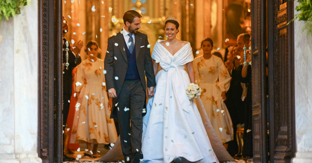 prins philippos prinsessan nina bröllop aten 2021