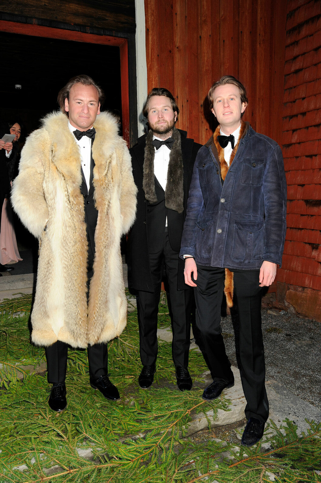 Påpälsade! Erik Möller, Gustaf Lettström och Fredrik Åkerhielm. Erik Möller, Gustaf Lettström och Fredrik Åkerhielm