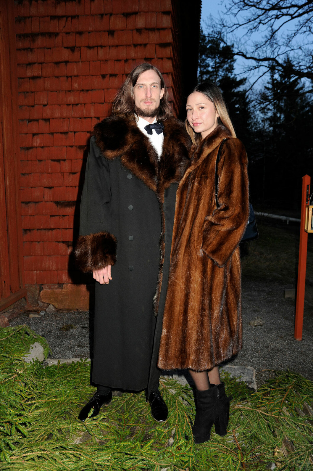 Hertig Charles-Louis d’Otrante, från slottet Elghammar, och Alice Burns. Hertig Charles-Louis d’Otrante och Alice Burns