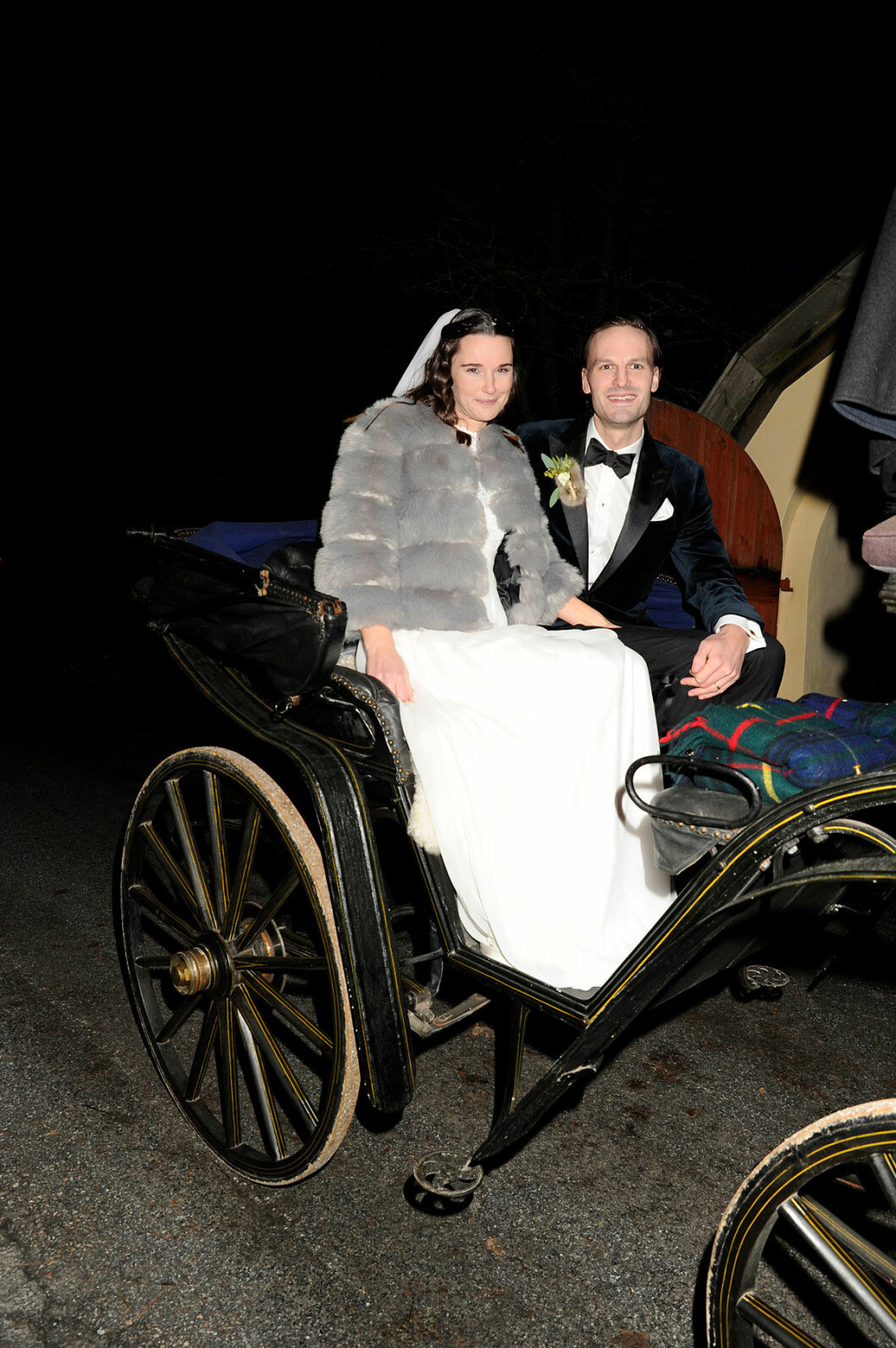 Äntligen äkta makar! Pernilla och Hugo Cronstedt. Pernilla och Hugo Cronstedt
