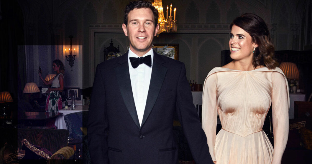 Jack och Eugenie är lyckligt ovetande om vad som pågår strax bakom dem.