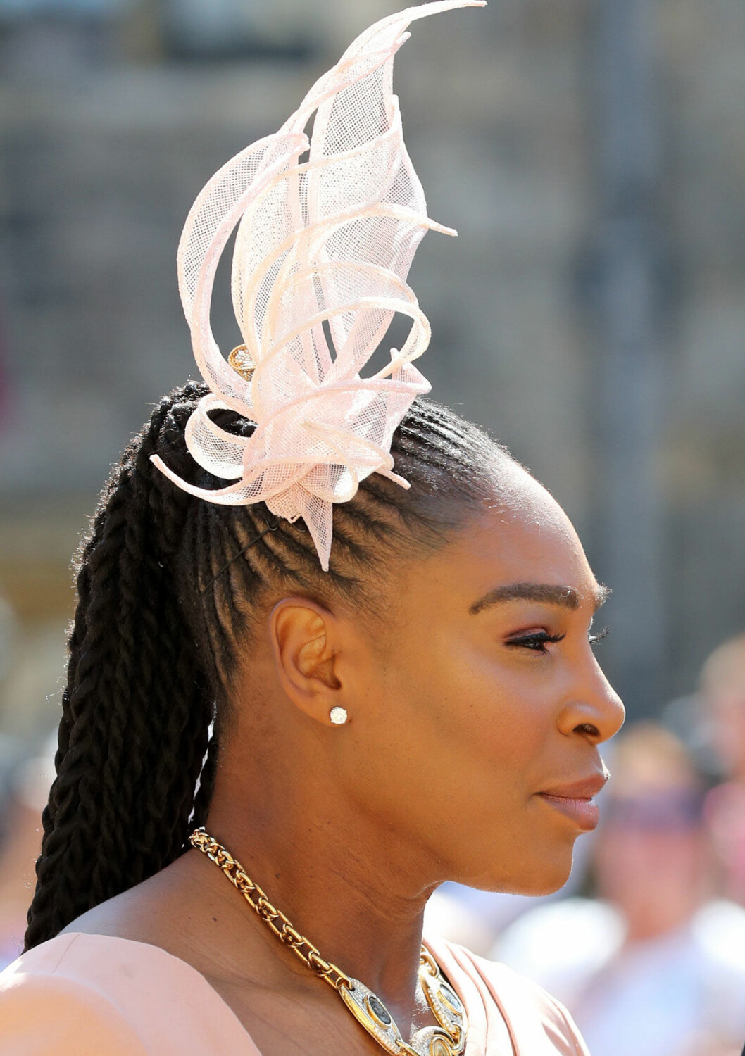 Tennisspelaren Serena Williams på bröllopet