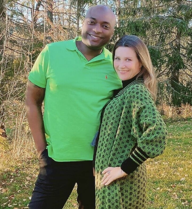 Prinsessan Märtha Louise med sin Durek, som stortrivdes. Shaman Durek Verrett Prinsessan Märtha Louise