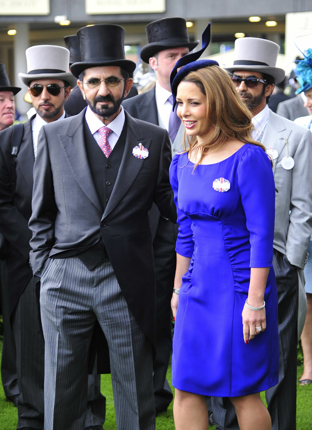 Sheikh Mohammed bin Rashid Al Maktoum och hans fru prinsessan Haya, 2012. Sheikh Mohammed bin Rashid Al Maktoum och hans fru prinsessan Haya, 2012.